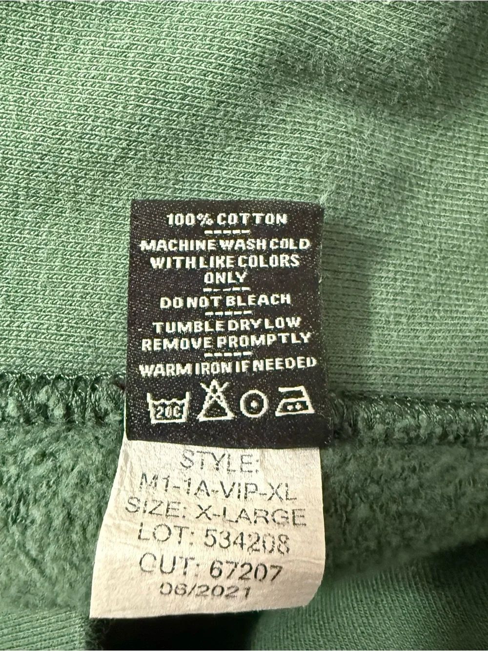 American Giant Green Zip Up Hoodie - Picture 7 of 11